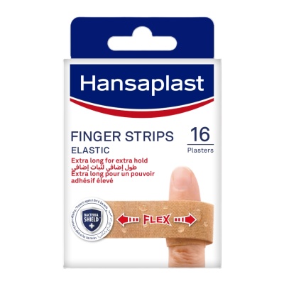 HANSAPLAST - Finger Strips Elastic Plaster 16's image