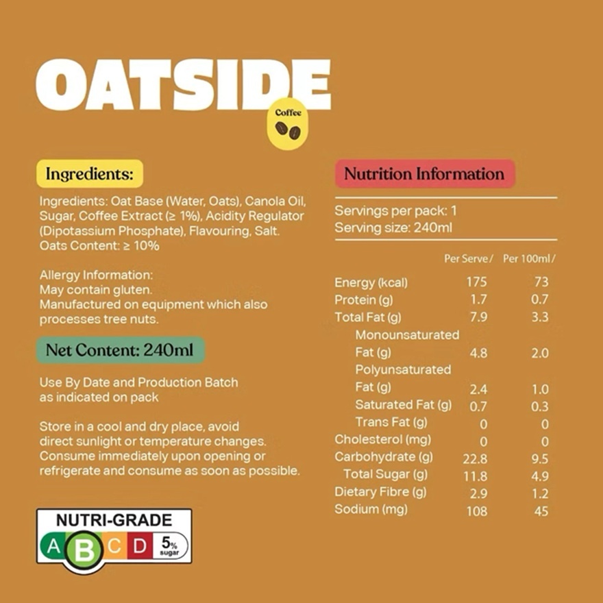 Coffee Oat Milk (24s x 240ml) image