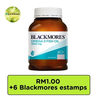 ESTAMP Blackmores Fish Oil Tub 400s