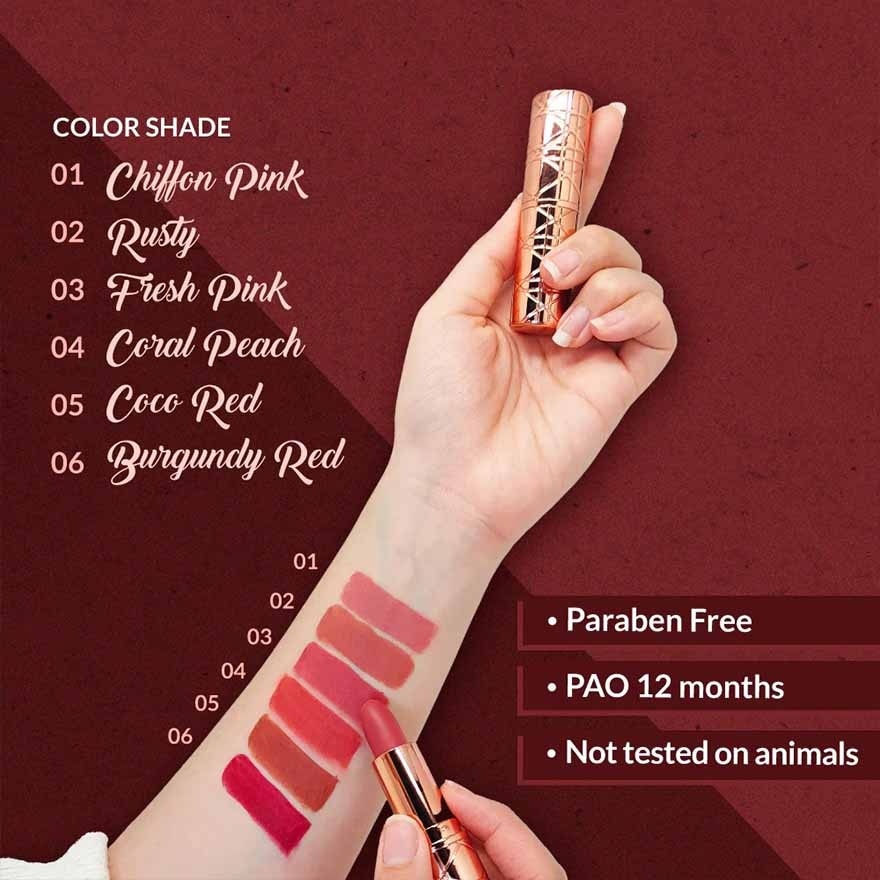 Velvet Crush Lipstick 02 Rusty
