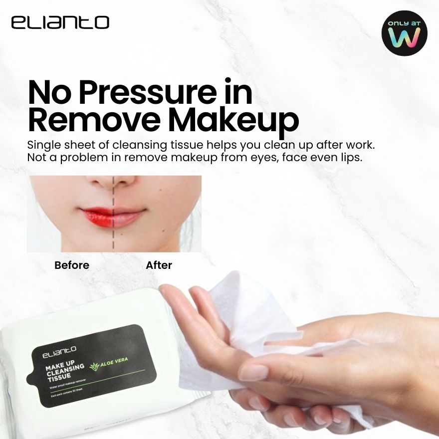 Make Up Remover Tissue 30pcs image