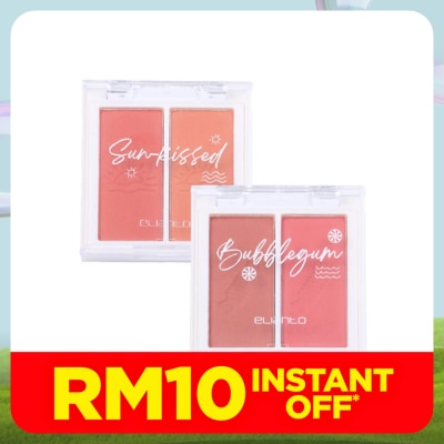 ELIANTO 2 Color Blusher Palate Sun-Kisses