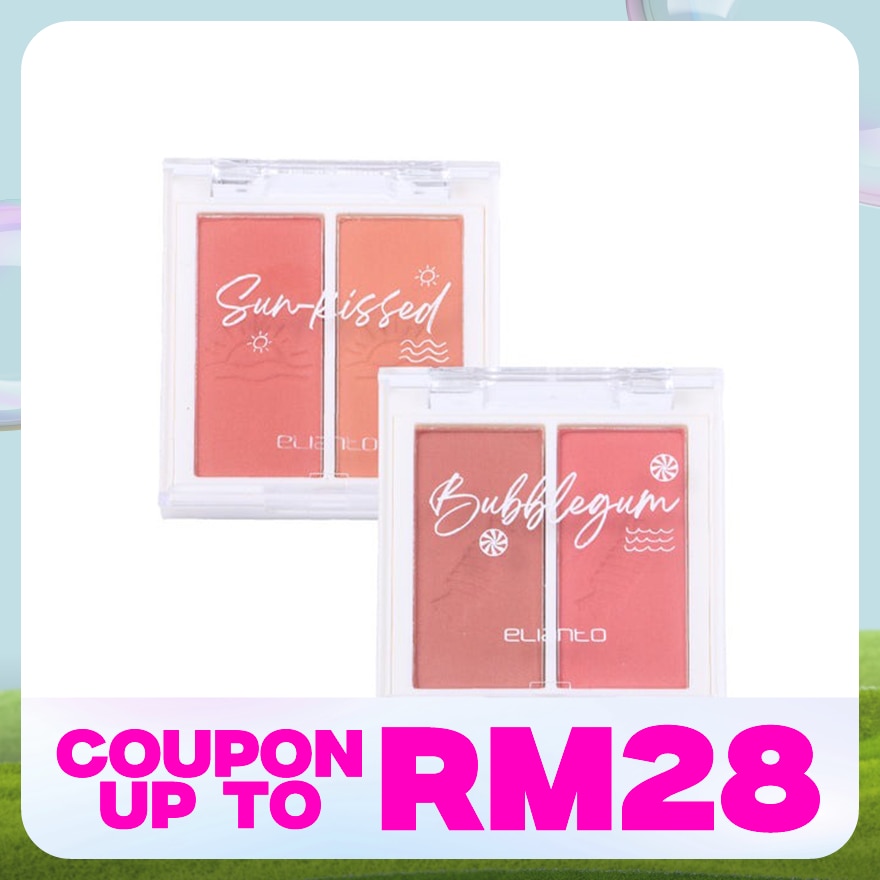 2 Color Blusher Palate Sun-Kisses