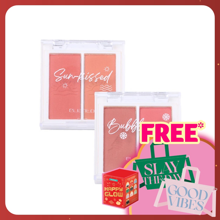 2 Color Blusher Palate Sun-Kisses