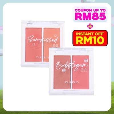 ELIANTO 2 Color Blusher Palate Sun-Kisses