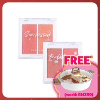 ELIANTO 2 Color Blusher Palate Sun-Kisses