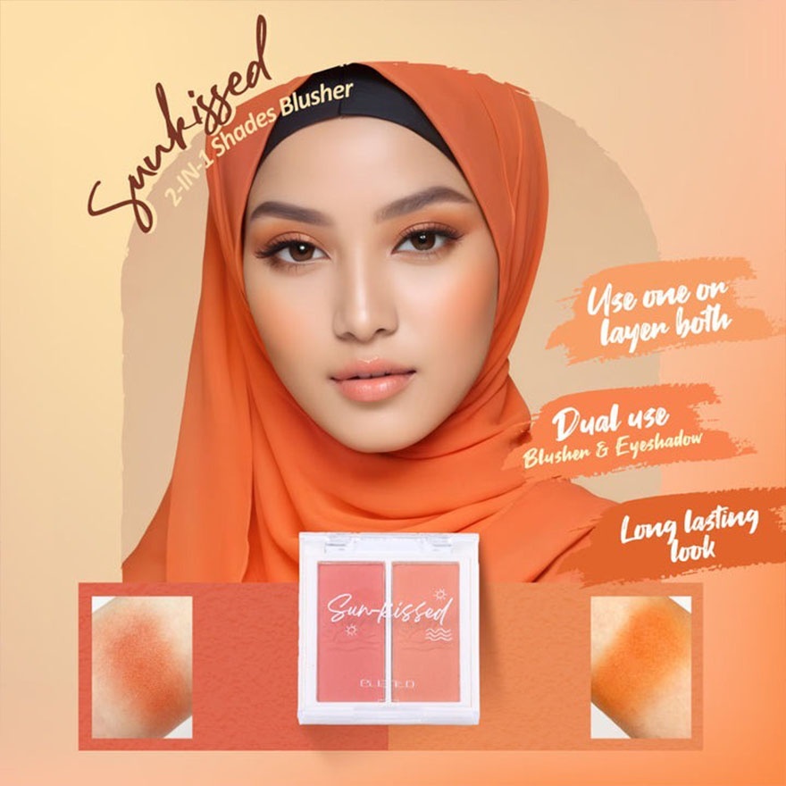 2 Color Blusher Palate Sun-Kisses