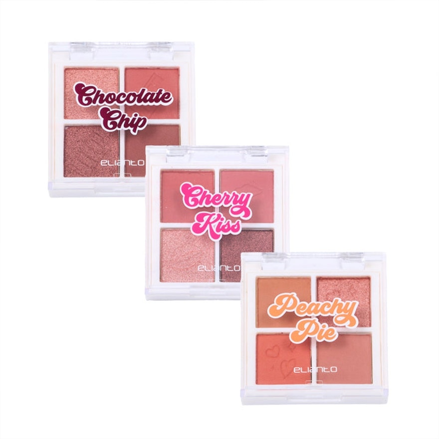 4 Color Eyeshadow Palate 03 Peachy Pie