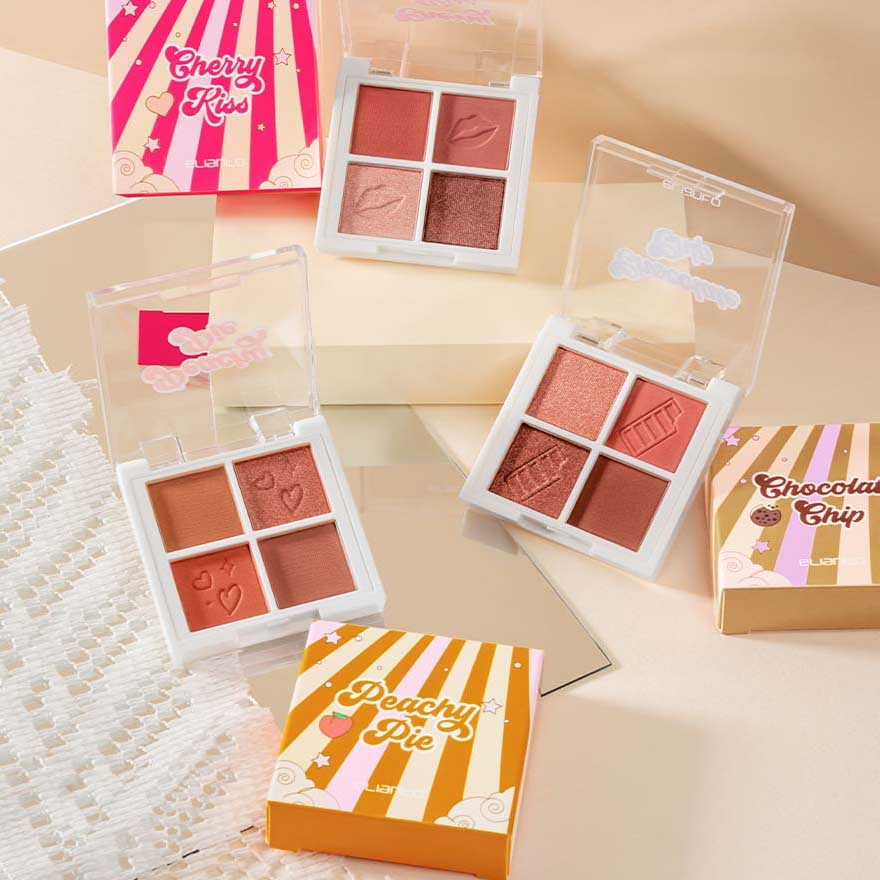 4 Color Eyeshadow Palette 03 Peachy Pie