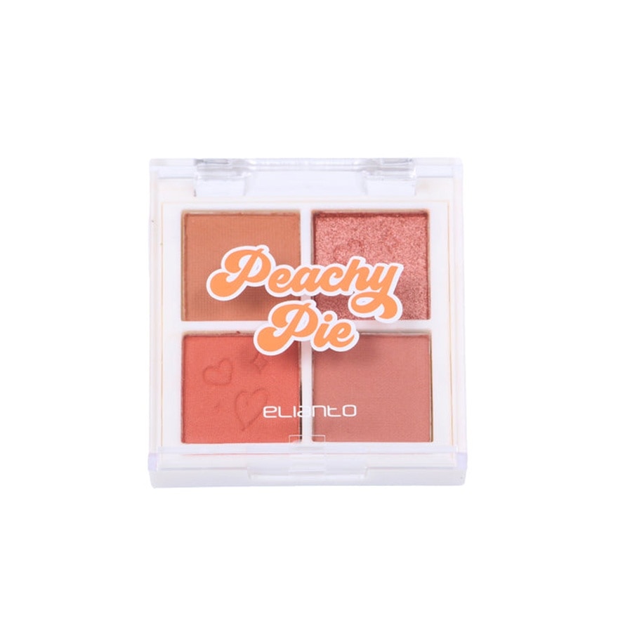 4 Color Eyeshadow Palate 03 Peachy Pie