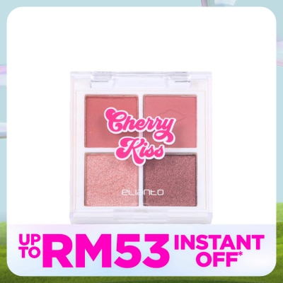 ELIANTO 4 Color Eyeshadow Palette 03 Cherry Kiss