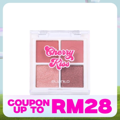 ELIANTO 4 Color Eyeshadow Palette 03 Cherry Kiss