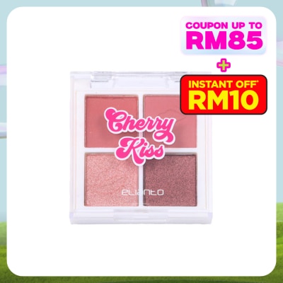 ELIANTO 4 Color Eyeshadow Palette 03 Cherry Kiss