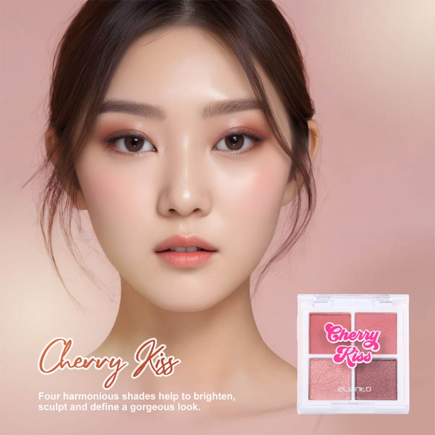 4 Color Eyeshadow Palette 03 Cherry Kiss image