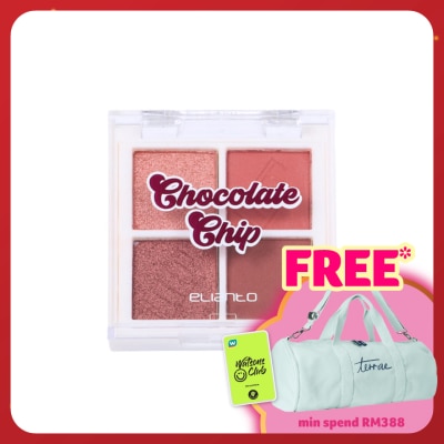ELIANTO 4 Color Eyeshadow Palette 01 Choc/chip