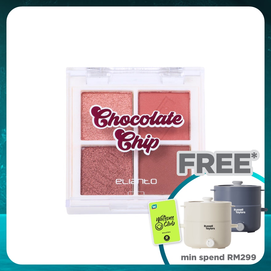 ELIANTO 4 Color Eyeshadow Palette 01 Choc/chip