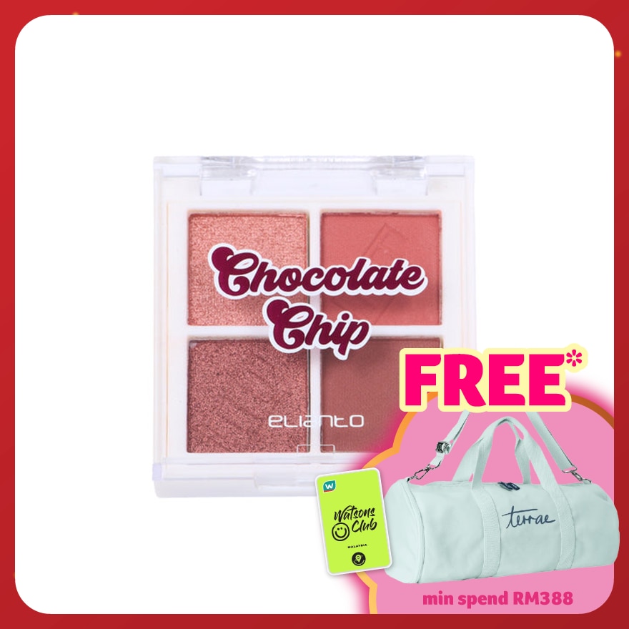 ELIANTO 4 Color Eyeshadow Palette 01 Choc/chip