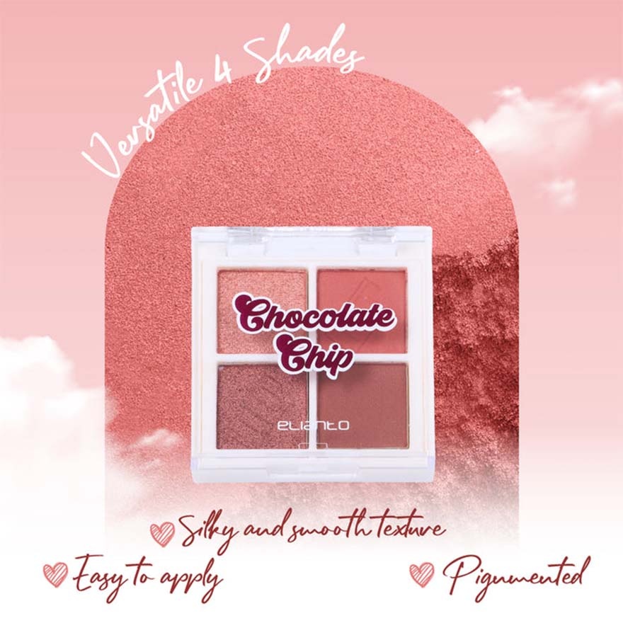 4 Color Eyeshadow Palette 01 Choc/chip