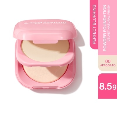 GLAD2GLOW Perfect Blurring Powder Foundation 00 Affogato 8.5g