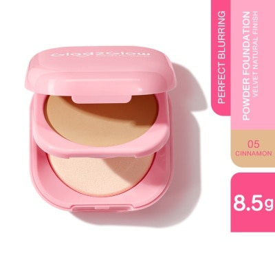 GLAD2GLOW Perfect Blurring Powder Foundation 05 Cinnamon 8.5g