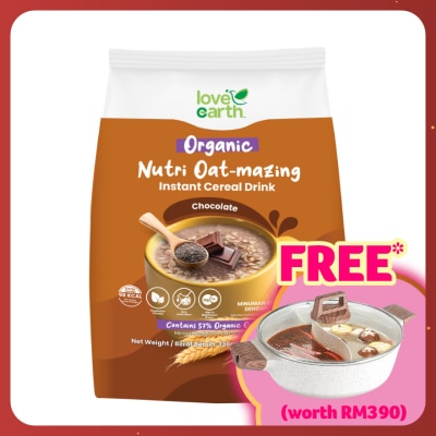LOVE EARTH Nutri Oat-mazing Instant Cereal Drink Chocolate 28g x 12s