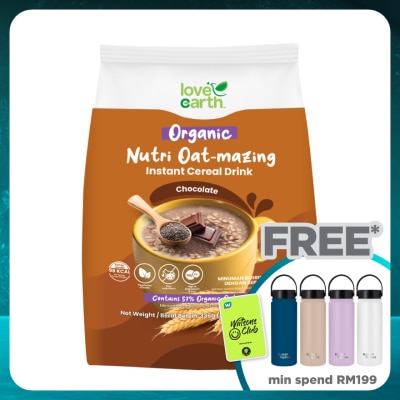 LOVE EARTH Nutri Oat-mazing Instant Cereal Drink Chocolate 28g x 12s