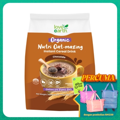 LOVE EARTH - Nutri Oat-mazing Instant Cereal Drink Chocolate 28g x 12s