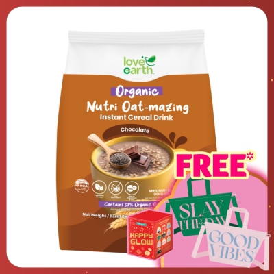 LOVE EARTH Nutri Oat-mazing Instant Cereal Drink Chocolate 28g x 12s