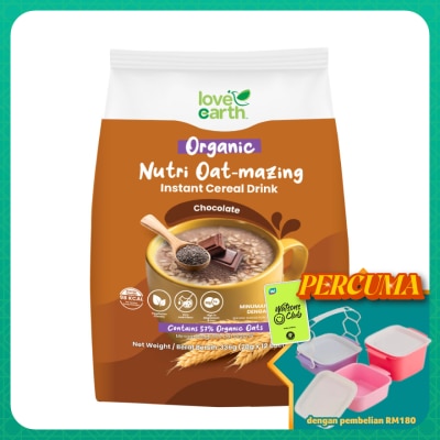 LOVE EARTH - Nutri Oat-mazing Instant Cereal Drink Chocolate 28g x 12s