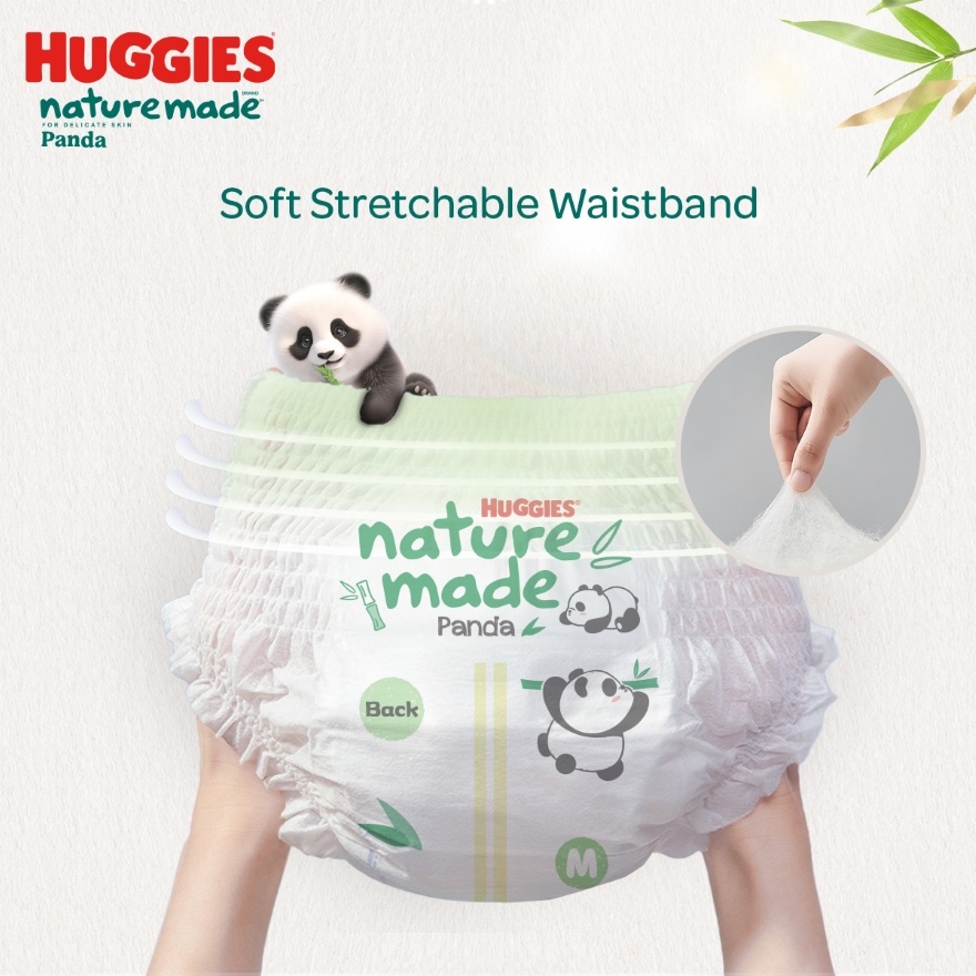 Naturemade Panda Pants Diapers XXL 24s (3 packs) - Super Premium Baby Diaper with Bamboo Fiber