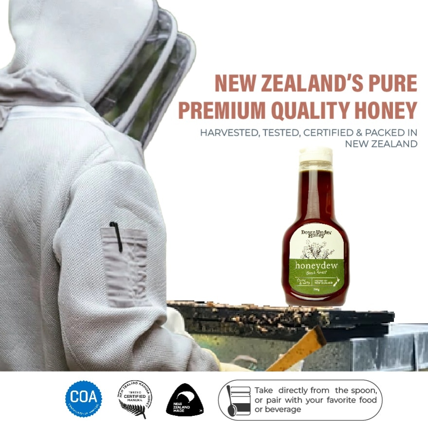 Downunder Beech Honeydew 500G Squeeze