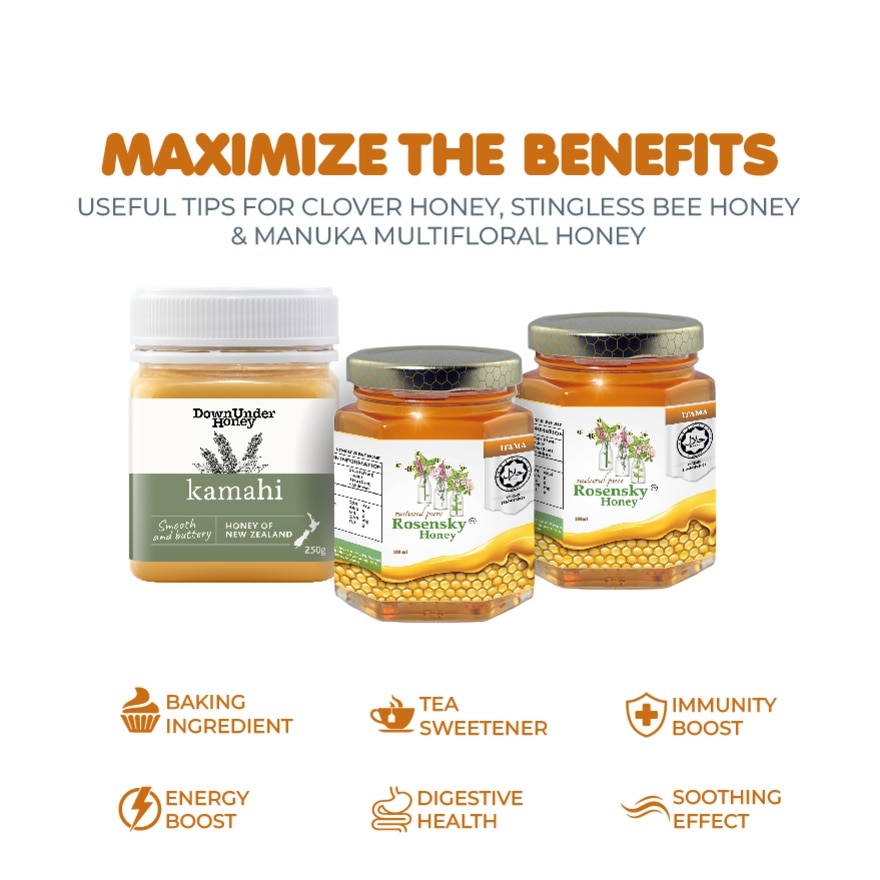 Golden Trio Honey Gift Pack (3 Bottles Per Pack)