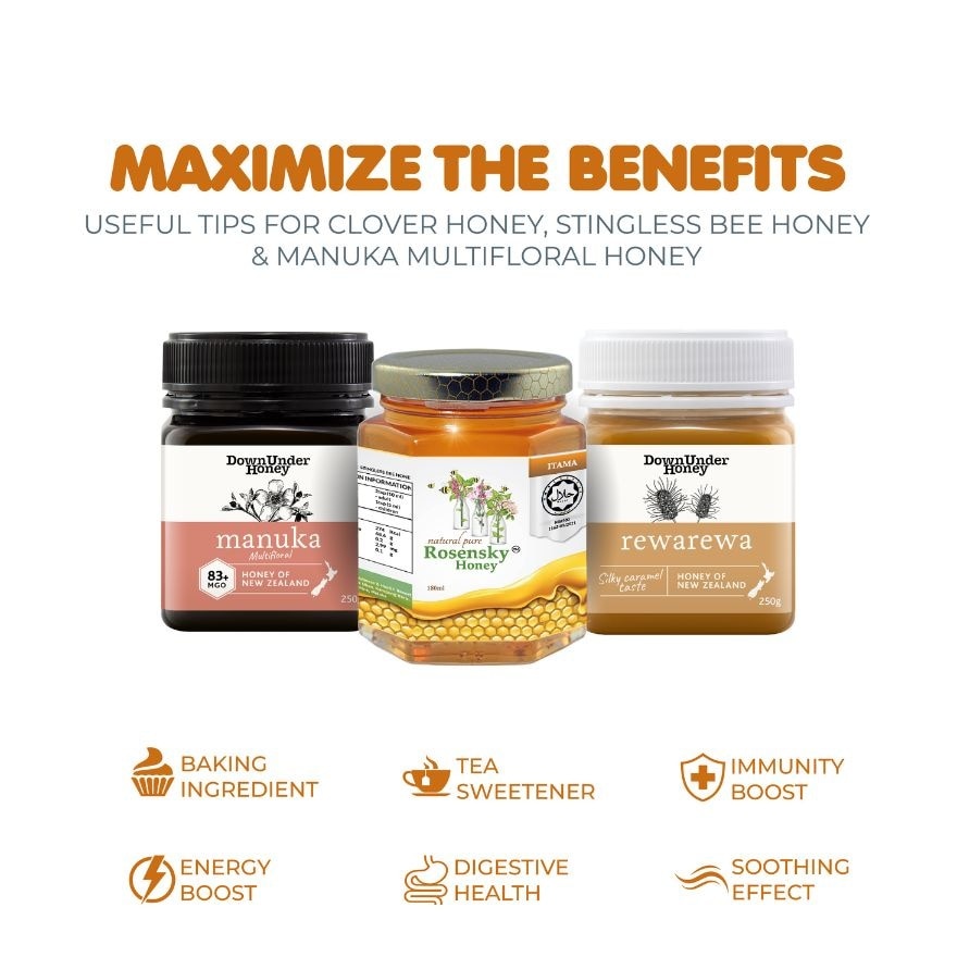 Premium Trio Honey Gift Pack  (3 Bottles Per Pack)