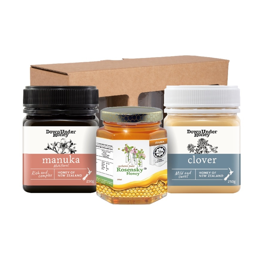 Premium Trio Honey Gift Pack  (3 Bottles Per Pack)