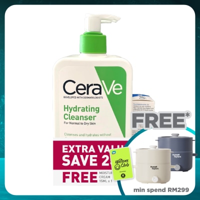 CeraVe Hydrating Cleanser 473ml Twin Pack