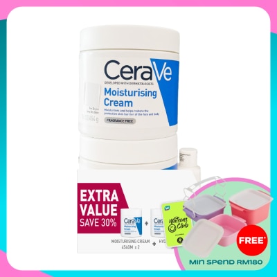 CeraVe Moisturising Cream 454g Twin Pack