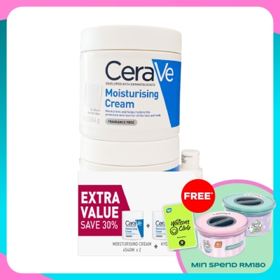 CeraVe Moisturising Cream 454g Twin Pack