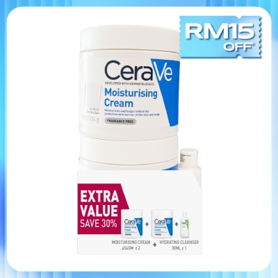CeraVe Moisturising Cream 454g Twin Pack