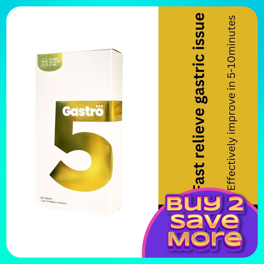 Gastro 5 Chewable Tablet 30s
