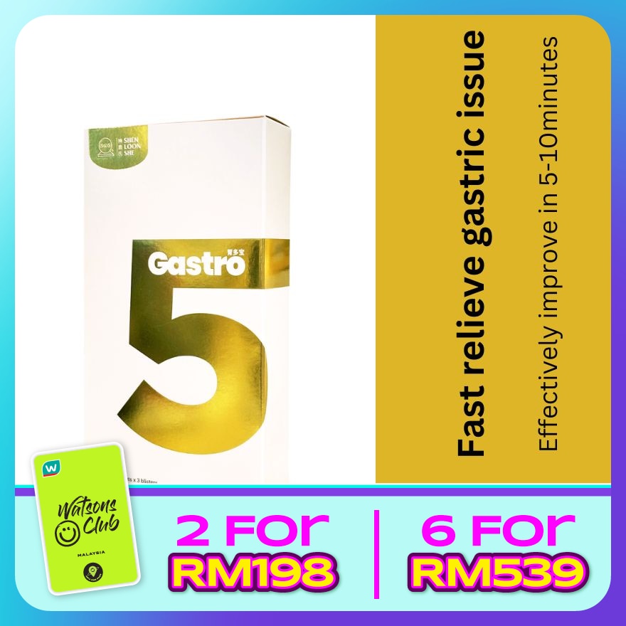 Gastro 5 Chewable Tablet 30s
