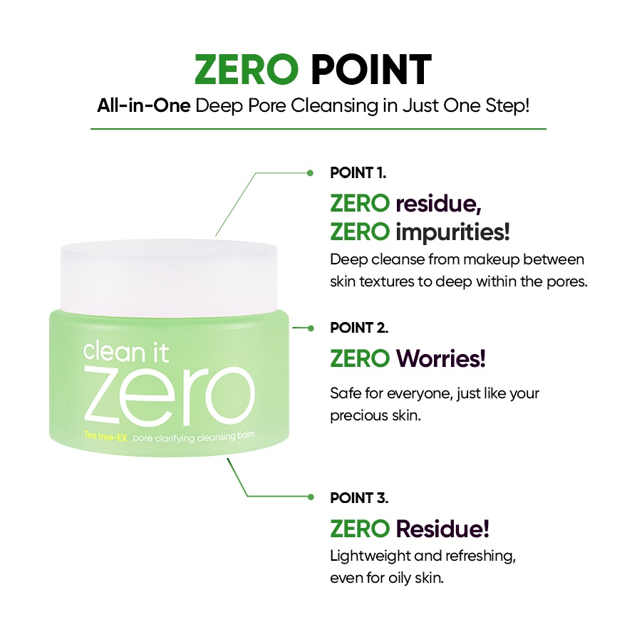 Clean it Zero Pore Clarifying Cleansing Balm 100ml