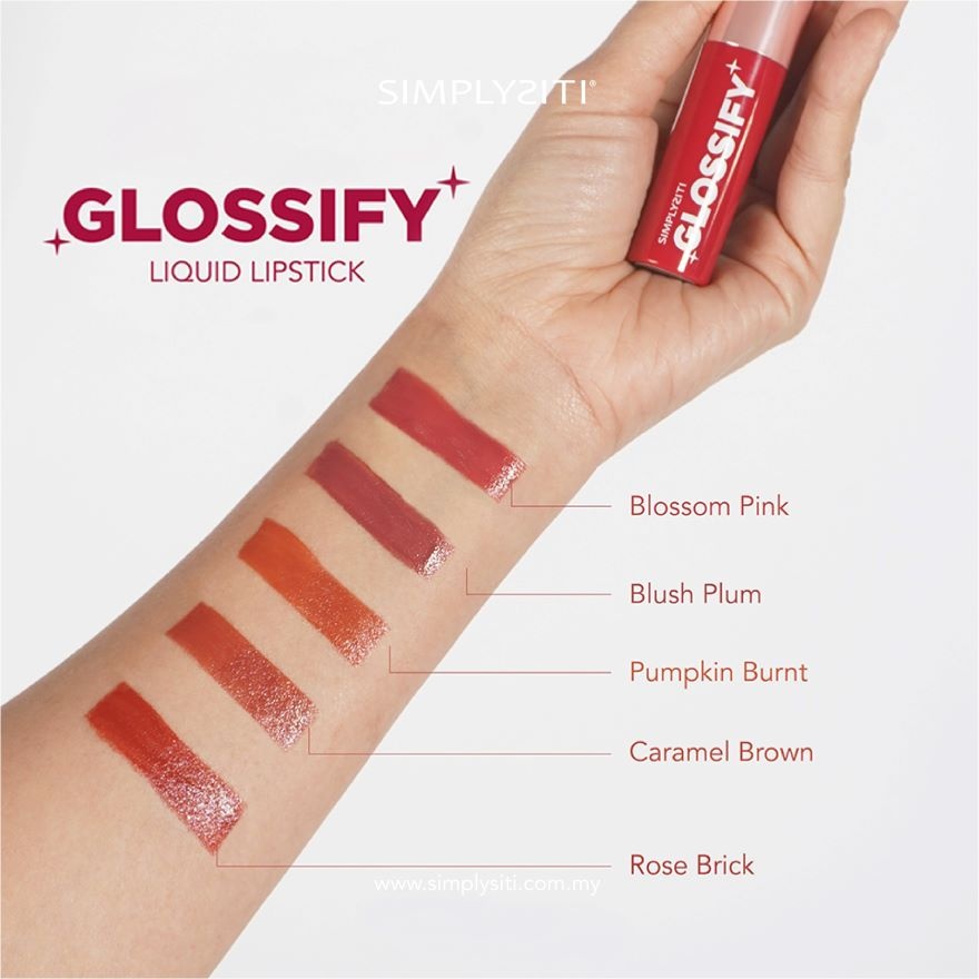 Glossify Liquid Lipstick Burnt Pumpkin GLL01