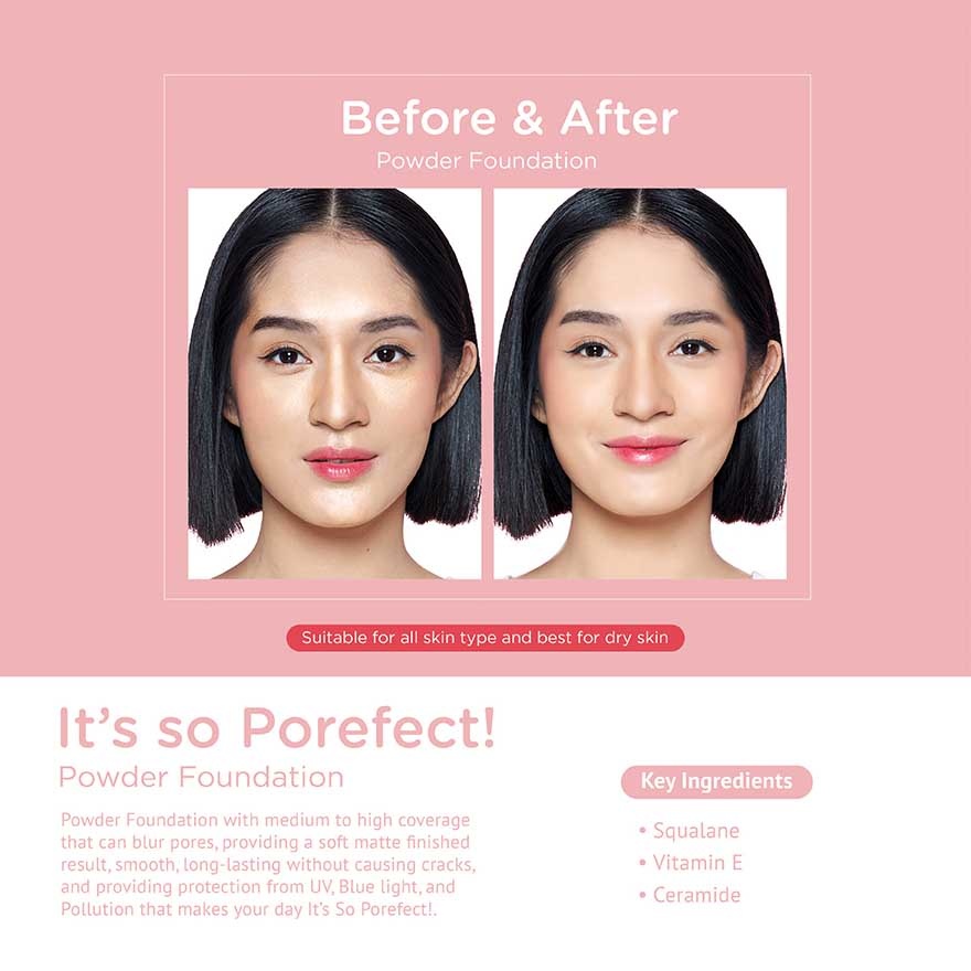IT'S SO POREFECT! Powder Foundation No. 310 Chestnut