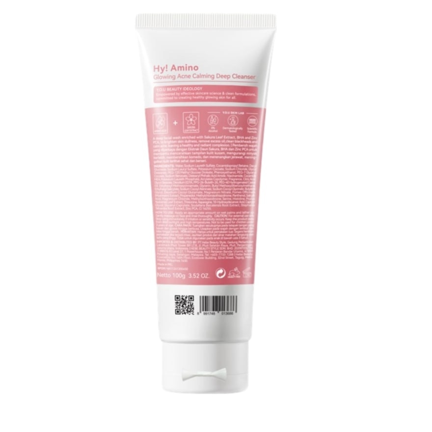 Hy! Amino Glowing Acne Calming Deep Cleanser 100g