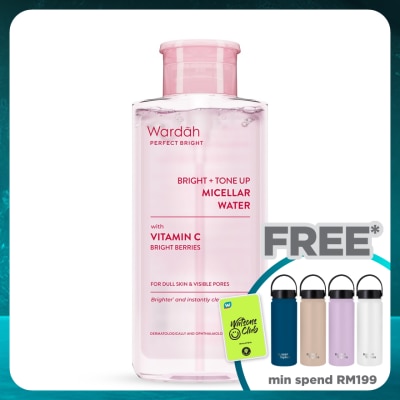 WARDAH Perfect Bright Bright + Tone Up Micellar Water 400ml