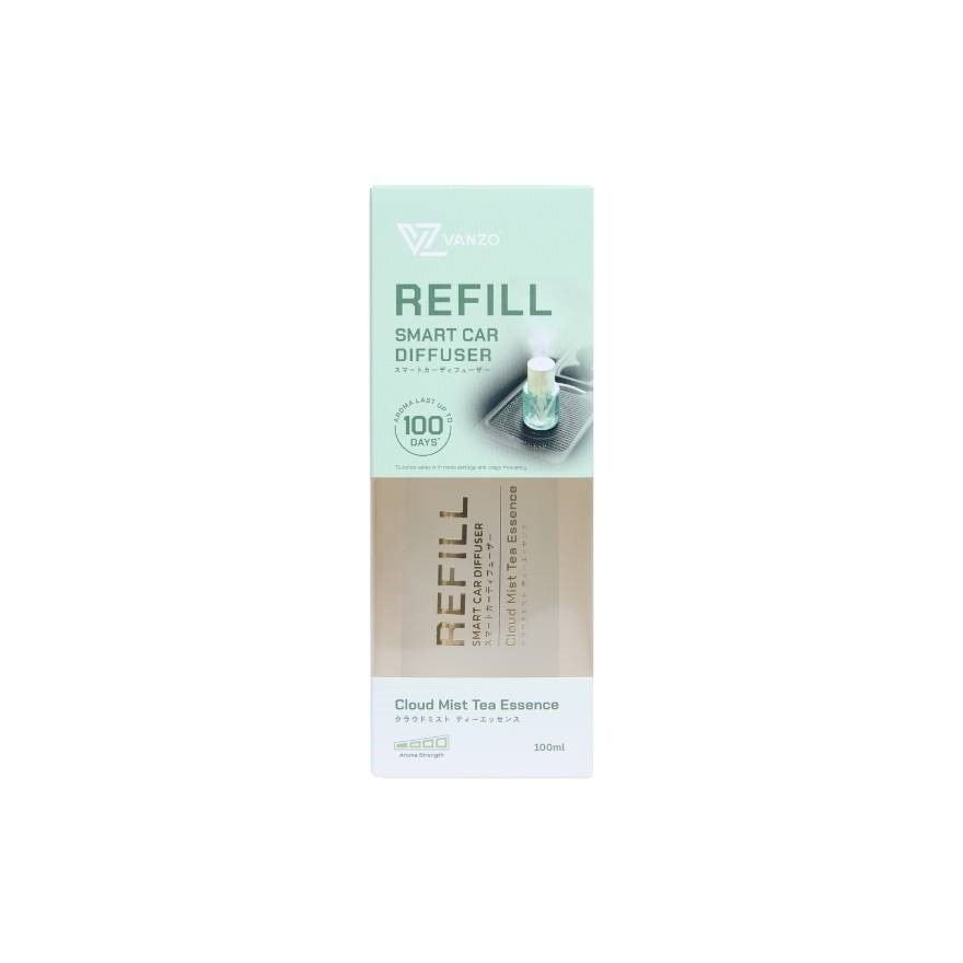 Smart car diffuser refill cloud mist tea essence 100ml