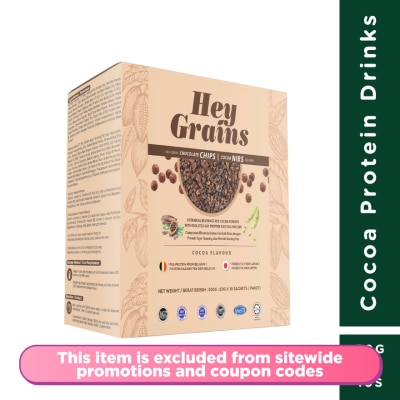 HEY GRAINS - Cocoa Protein Drinks 10s
