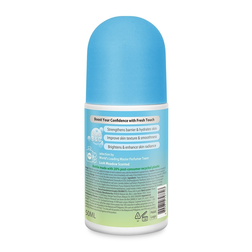 Clean & Fresh Deodorant Roll-on 50ml