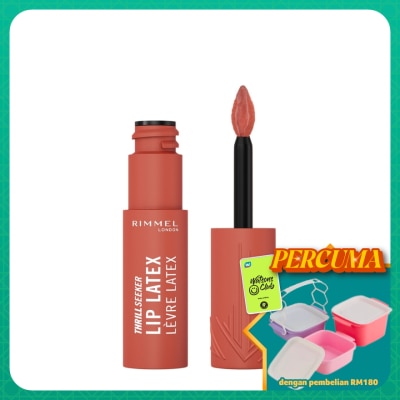 RIMMEL - Thrill Seeker Lip Latex 200 SO Peachy
