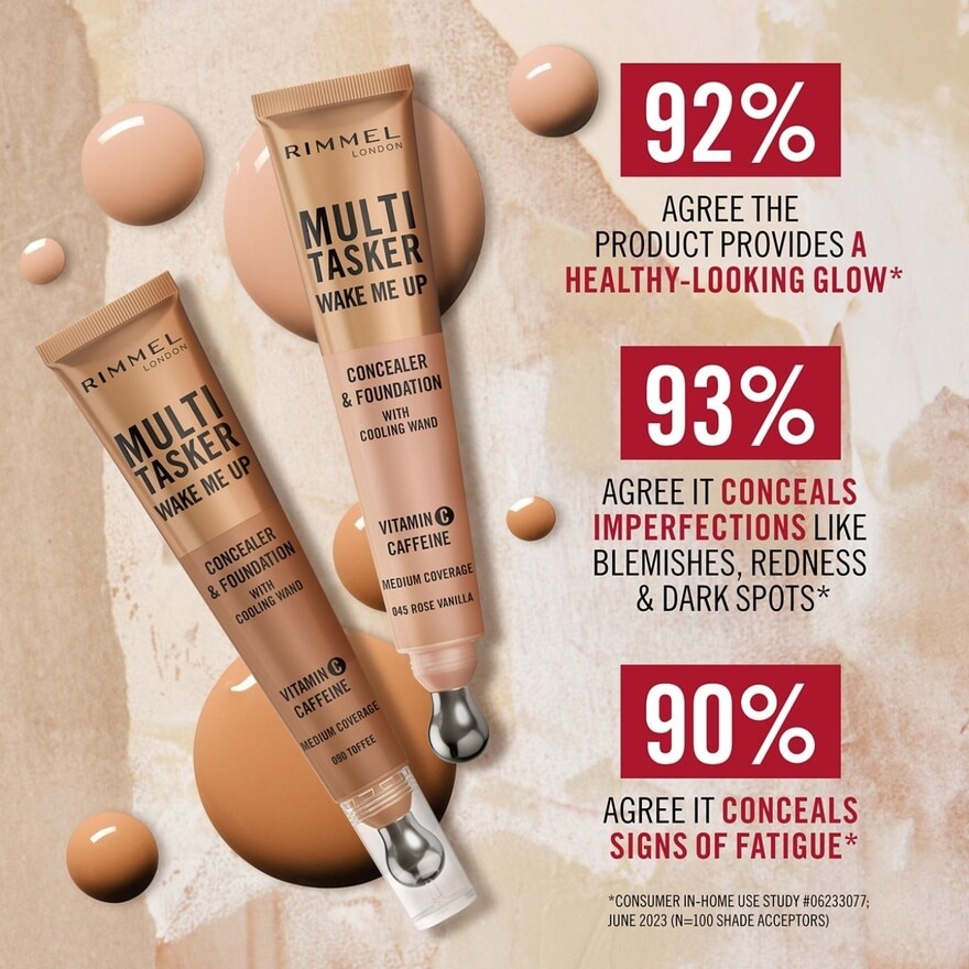  Multi Tasker Wake Me Up Concealer & Foundation 030 Light